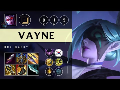 Vayne ADC vs Kai'Sa - KR Master Patch 25.18