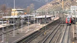 preview picture of video 'Scenes from Esslingen (Neckar) Bahnhof'