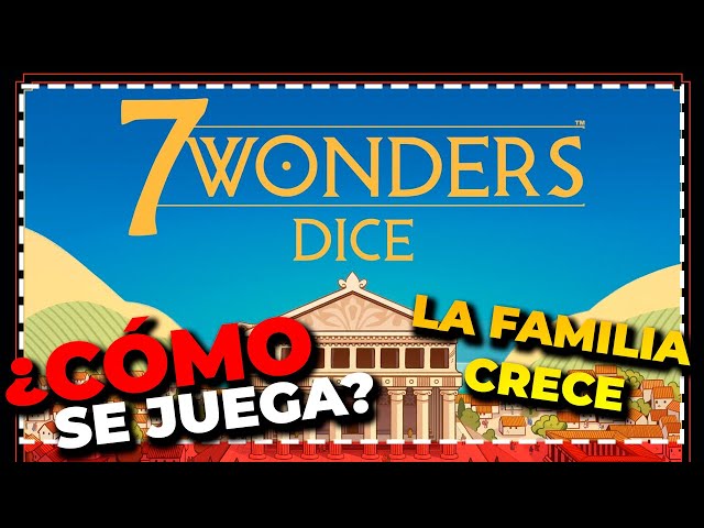 Vídeo relacionado con Asmodee, 7 Wonders Dice, Repos Production, Juego de conocedores, 2-7 Jugadores, a Partir de 10 años, 25 Minutos, alemán