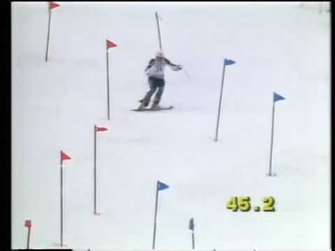 WC 1988 89 SANKT ANTON SLALOM BITTNER