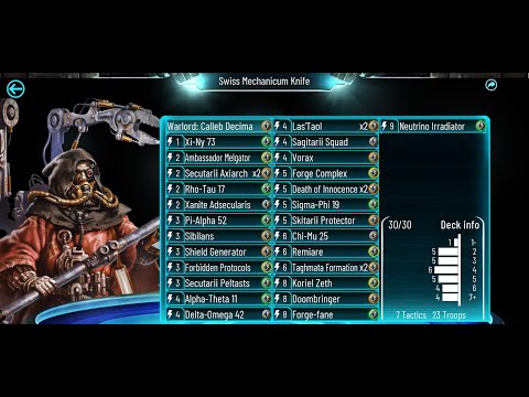 Th-MEME Ladder 55: "Swiss Mechanicum Knife" (Calleb Decima) - Horus Heresy Legions