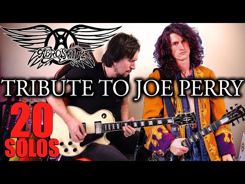 Tribute To Joe Perry - 20 Of His Best Solos - By Ignacio Torres