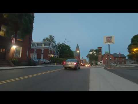 Cycling in Worcester Ma. Pleasant St. 9.2.20