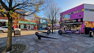 Morning Walk Taff Street In Pontypridd | Walking Tour 4K Video | South Wales, UK 🇬🇧