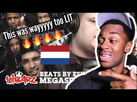 (DUTCH RAP 🇳🇱 ) BEATS BY ESKO - MEGASSESSIE - 101 BARZ REACTION