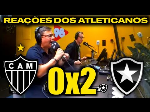 REAÇÕES DOS ATLETICANOS - ATLÉTICO MG 0X2 BOTAFOGO [SÉRIE A 2022]