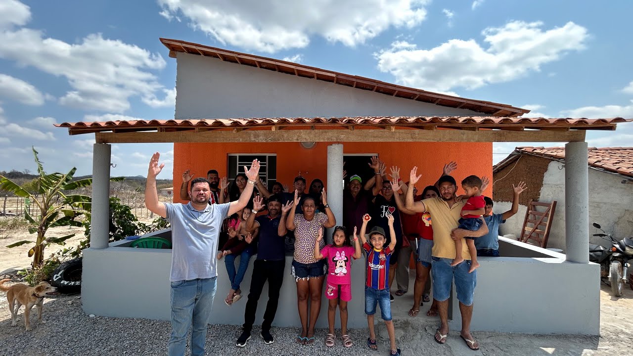 ENTREGA DA CASA DE CÍCERO E MARIA, GRATIDÃO A TODOS