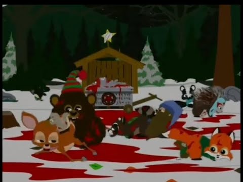 SOUTH PARK FUNNY SCENE - WOODLAND CRITTERS SACRIFICE AND BLOOD ORGY! WTF!!!