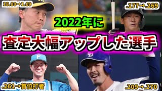 【プロ野球解説】2021年不振だったが2022年大幅査定アップした選手のパワプロ査定を4人紹介その1　その当時の活躍も見ていこう！【ゆっくり解説】