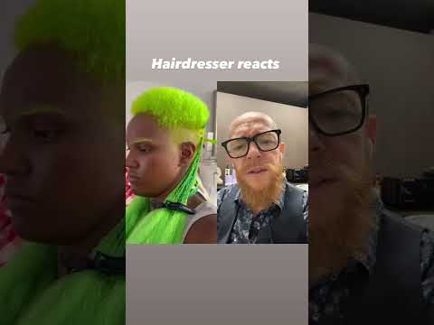 Hairdresser reacts to a major cool transformation