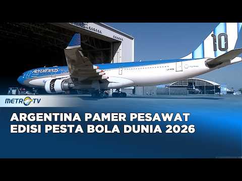 WOW! Argentina Punya Pesawat Khusus Pesta Bola Dunia 2026