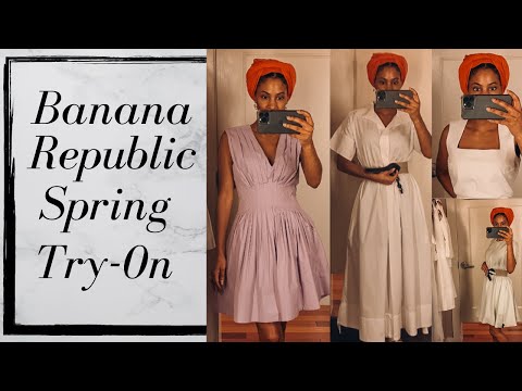 New In : Banana Republic Spring Try On Haul