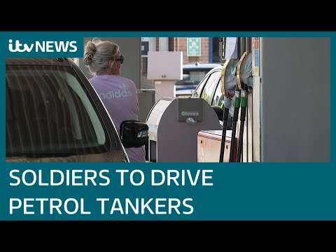 Soldiers to drive petrol tankers as ministers seek to resolve UK's fuel crisis | ITV News