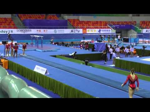2014 World Gymnastics Championships - U.S. Women's Podium Training (HD)