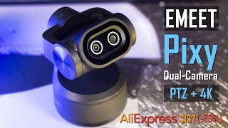EMEET PIXY Dual-Camera 4K AI-Powered PTZ - відео 1