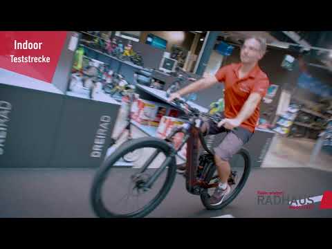 Die RADHAUS Indoor-Teststrecke