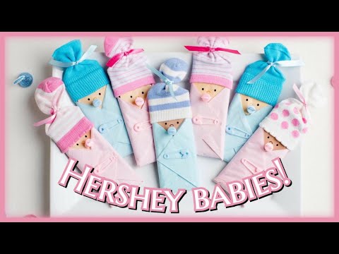 DIY BABY SHOWER PARTY FAVOR IDEA WITH HERSHEY BARS!