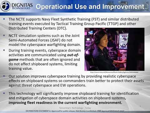 Dignitas Technologies Navy STP Tech Talk on CyberSTRIKE