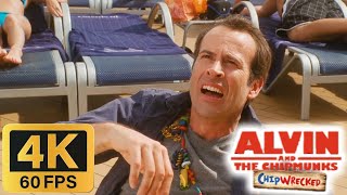 Alvin and the Chipmunks: Chipwrecked (2011) - Chipmunks/Chipettes/Dave/Ian Go Overboard [4K/60FPS]