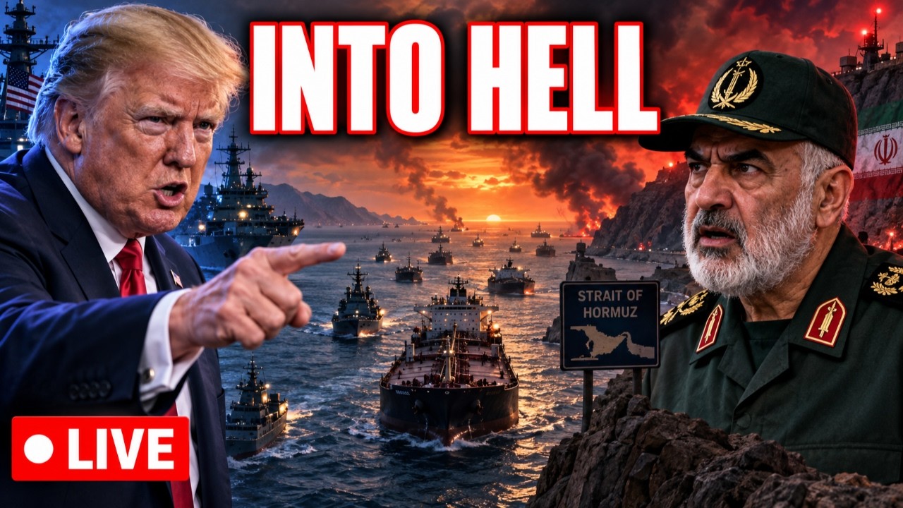 LIVE: Trump To Iran: Open Hormuz Or Go "Into HELL"