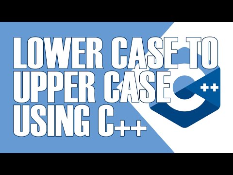 Convert lowercase letters to upper case letters in C++ – Digital Freedom