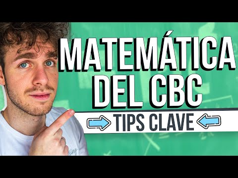 MATEMÁTICA CBC ¿Cómo aprobar? TIPS FUNDAMENTALES y exámenes resueltos