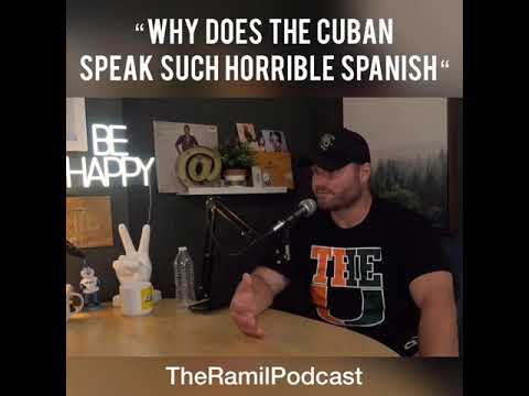 Why does the Cuban speak such horrible Spanish