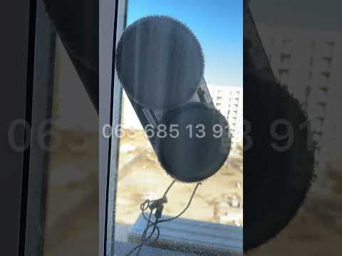 Топ робот для мойки окон автоматический мойщик с распылителем для мытья окон с улицы зеркал 5600 Па - фото 1 - id-p2990010419