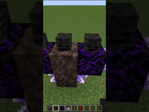 How to summon Wither Storm minecraft😱 no mods #shorts #minecraft