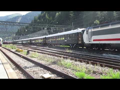 L' ORIENT EXPRESS VSOE Londra-Venezia cambia trazione al Brennero e riparte verso l'Italia 23-7-2021