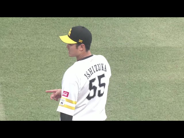 【ファーム】ホークス・石塚綜一郎 冷静な判断でランナーの2塁進塁を防ぐ!! 2025年6月7日 福岡ソフトバンクホークス 対 阪神タイガース