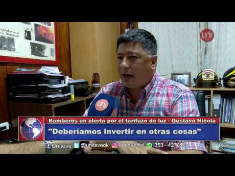 Bomberos en alerta por el tarifazo de luz
