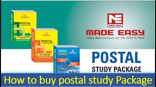 How to buy made easy postal study package 2021 II ESE II GATE II GATE