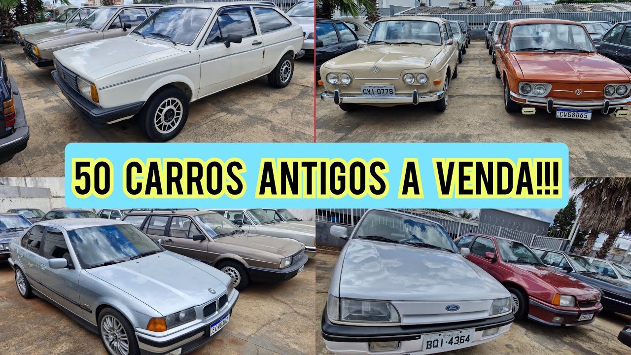 FEIRÃO DE CARROS ANTIGOS A VENDA!!!