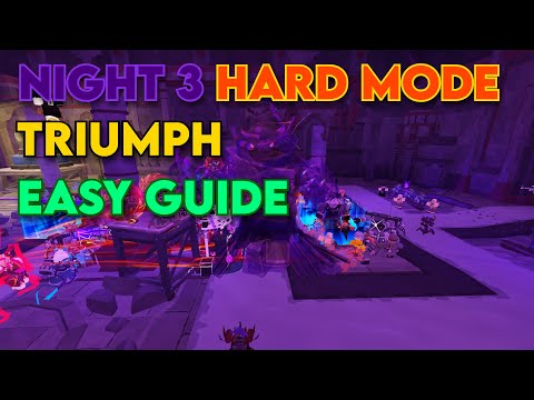 QUAD NIGHT 3 HARD MODE NARRATOR NEVER DIES STRATEGY + EASY GUIDE (P1 POV) | Tower Defense Simulator