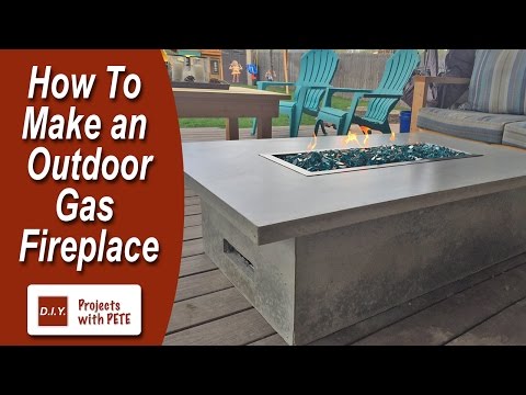 How to Make an Outdoor Gas Fireplace