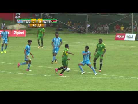 Pacific Mini Games Van2017 Football Mens Vanuatu vs Tuvalu