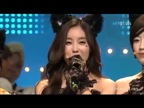 100110 SBS Inkigayo T-ara Bo Peep Bo Peep Mutizen Song (2 Weeks)