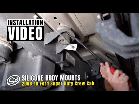 S&B Silicone Body Mounts for 08-16 Ford Super Duty Crew Cab