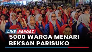Download lagu Madiun Menari 2026, 5,000 Residents Dance the Beksan Parisuko Together at Pahlawan Street Center mp3