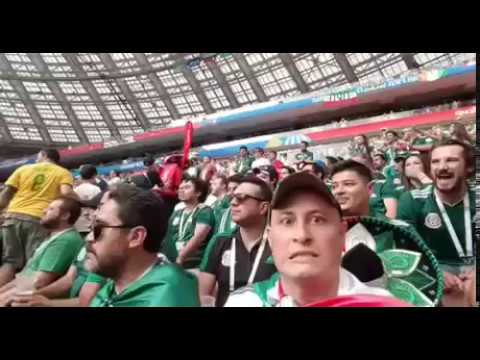 Mexico fans react to its team scoring against Germany | World Cup 2018