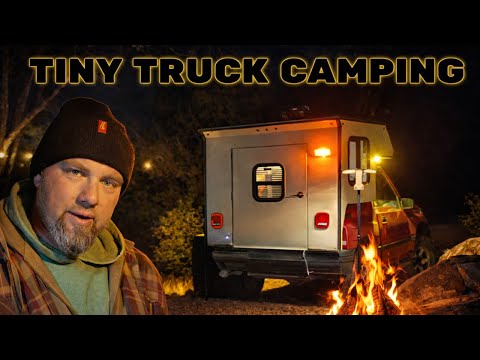Solo Winter Backcountry Camping In A Tiny Homebuilt Camper