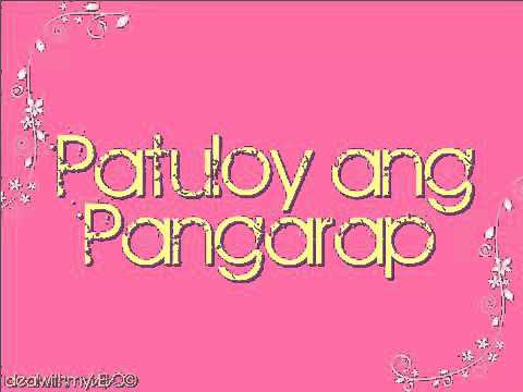 Sa Isang Pangarap(LYRICS)
