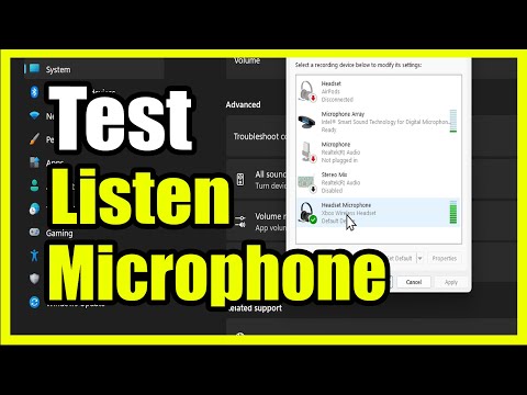 How to Test Microphone & Hear voice on Windows 10/11 PC (Fast Tutorial)