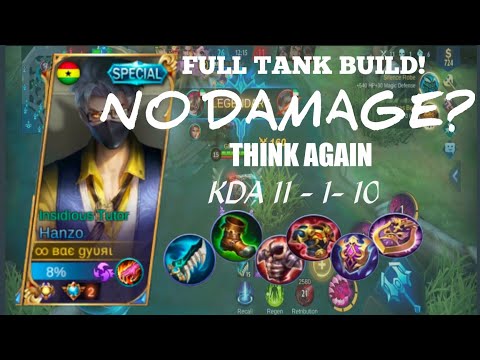 HANZO TANK BUILD!!!I'M TOO MUCH TO HANDLE 1V1