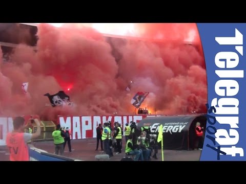 148. večiti derbi, bakljada Delija