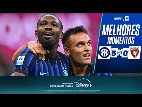 Gols e lances de Internazionale x Torino