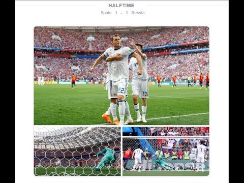 Spain out of the world cup (Penalty Shootouts) |  Spain 3-4 Russia