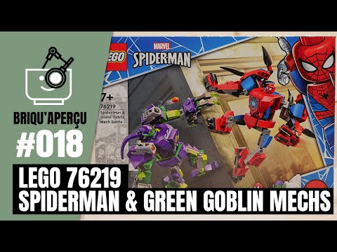 Vidéo LEGO Marvel 76219 : Spider-Man et le Bouffon Vert, le combat des robots