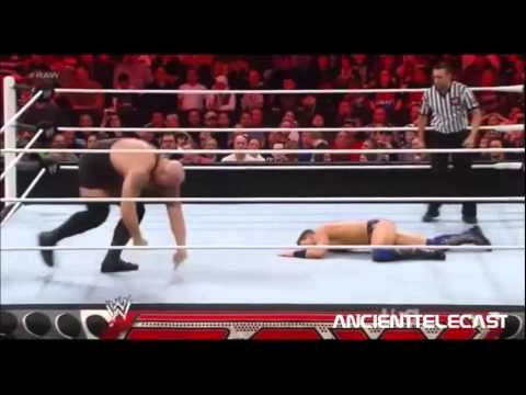 Big Show vs. The Miz - WWE Raw 3/5/12